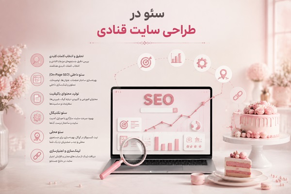سئو در راه‌اندازی سایت قنادی